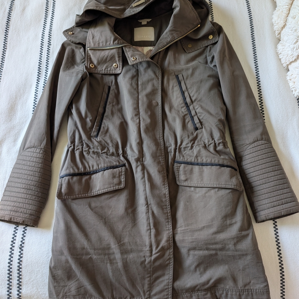 Women's Hooded Jacket - Brown